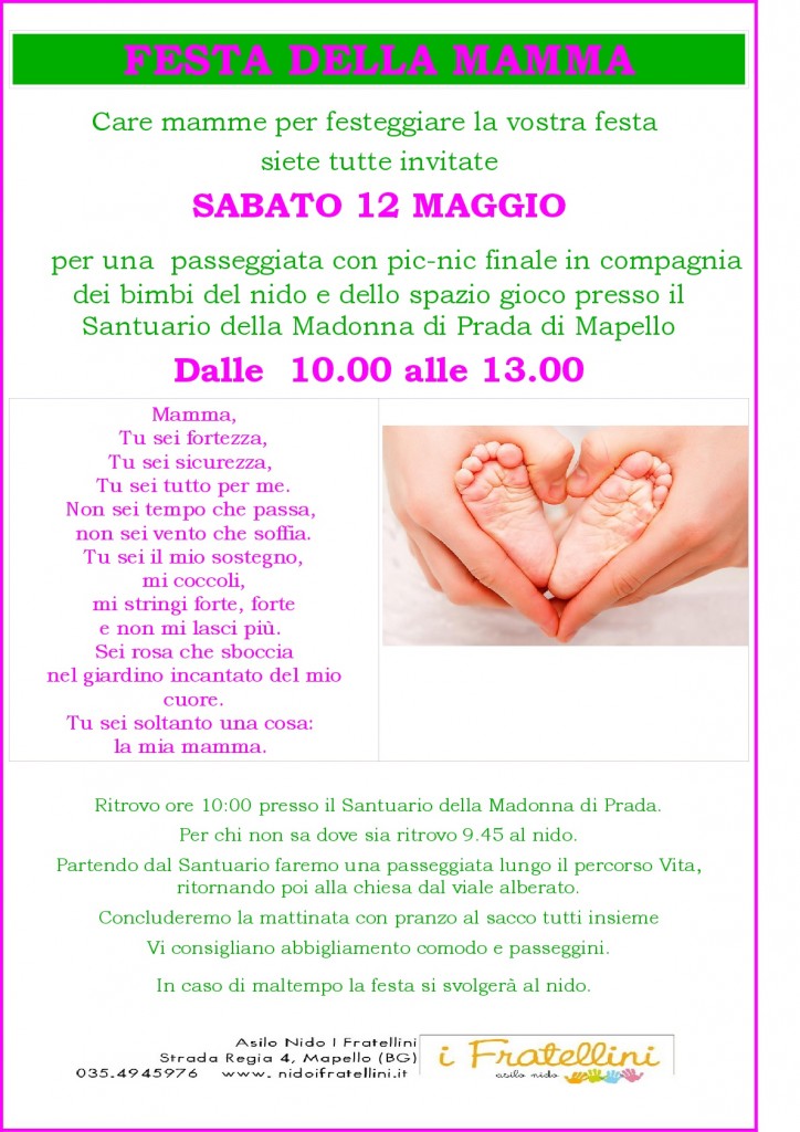 festa mamma 2018