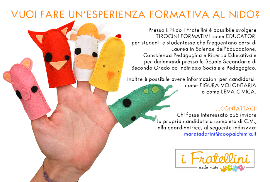 ricerca tirocinanti e volontari